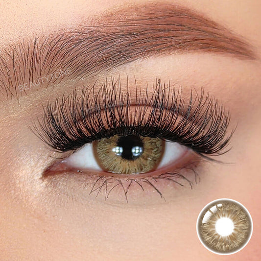 light brown contacts