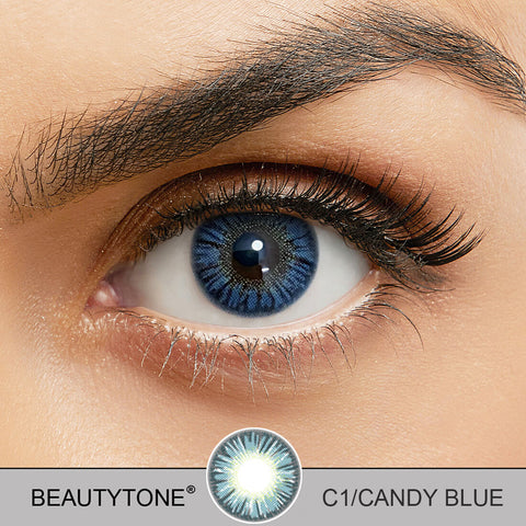 candy blue contact lenses