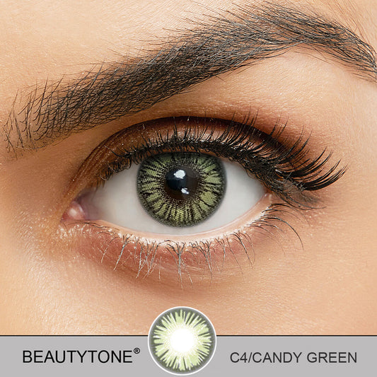 candy green contact lenses