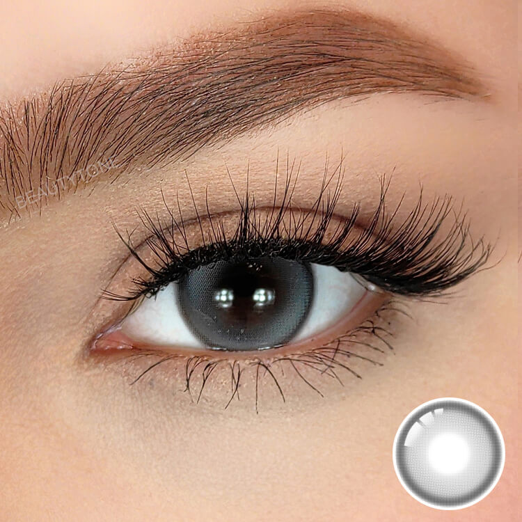 Daybreak Gray colored contact lenses