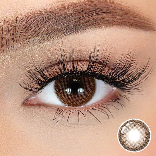 natural brown contact lenses