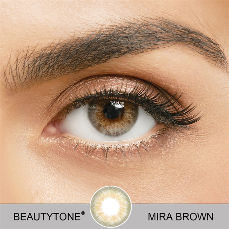 mira brown contact lenses