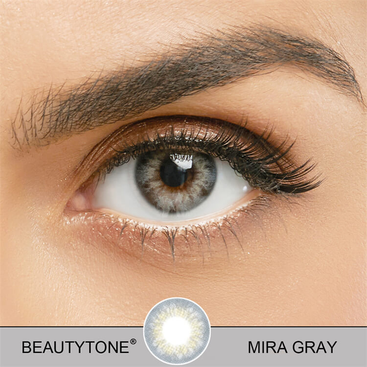 mira gray contact lenses