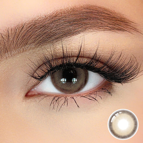 crystal brown contact lenses