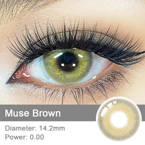 muse brown first contact lenses