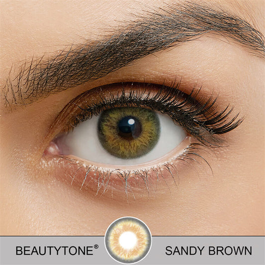 sandy brown contact lenses