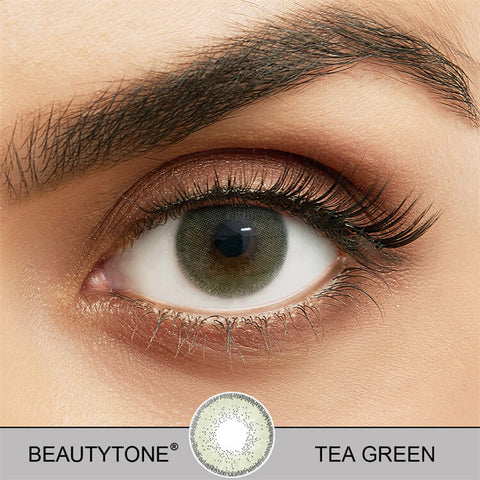 tea green contact lenses