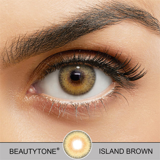 island brown contact lenses