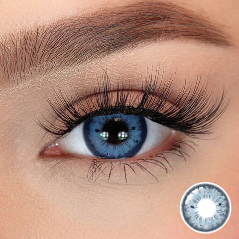 deep blue contact lenses