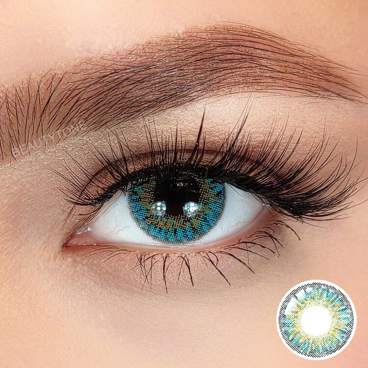 turquoise contact lenses