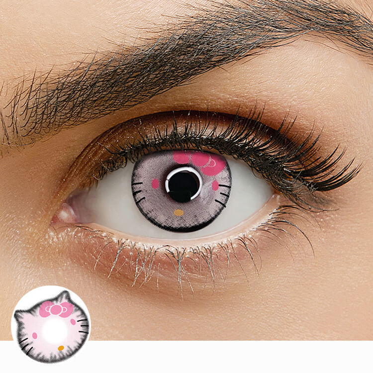 V108 Kitty contact lenses