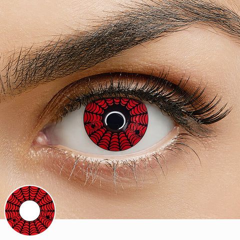 V18 Red Spider Webcontact lenses