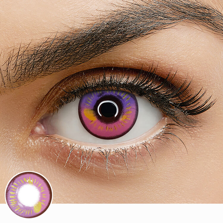 V35 Anime Violet contact lenses