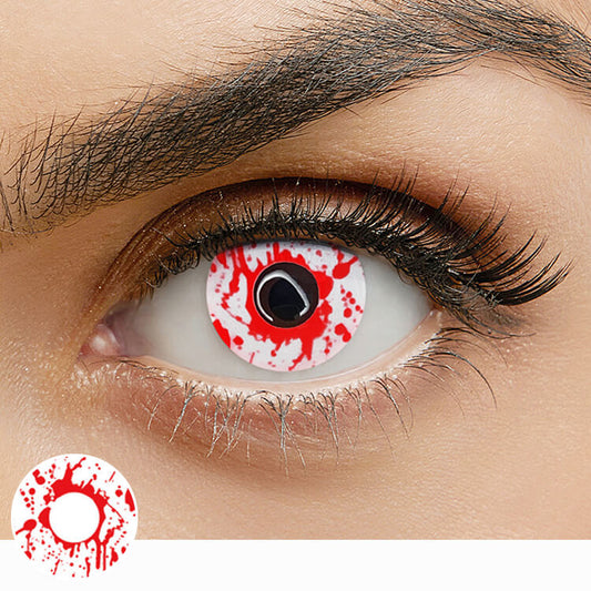 V60 Zombie Blood contact lenses