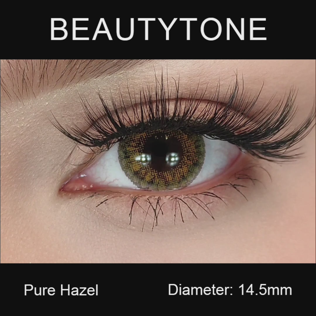 pure hazel contact lenses