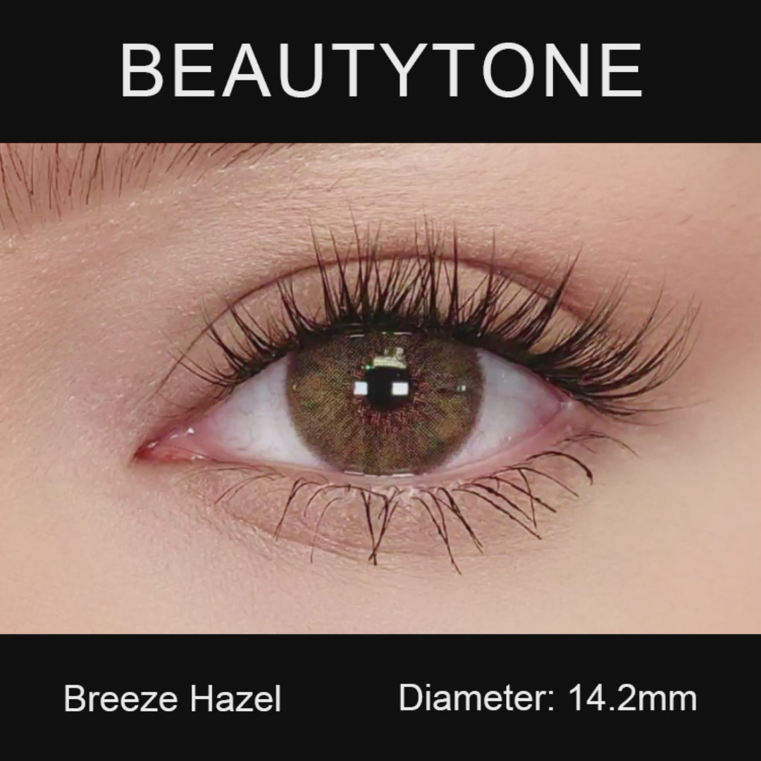 urban layer breeze hazel color lens