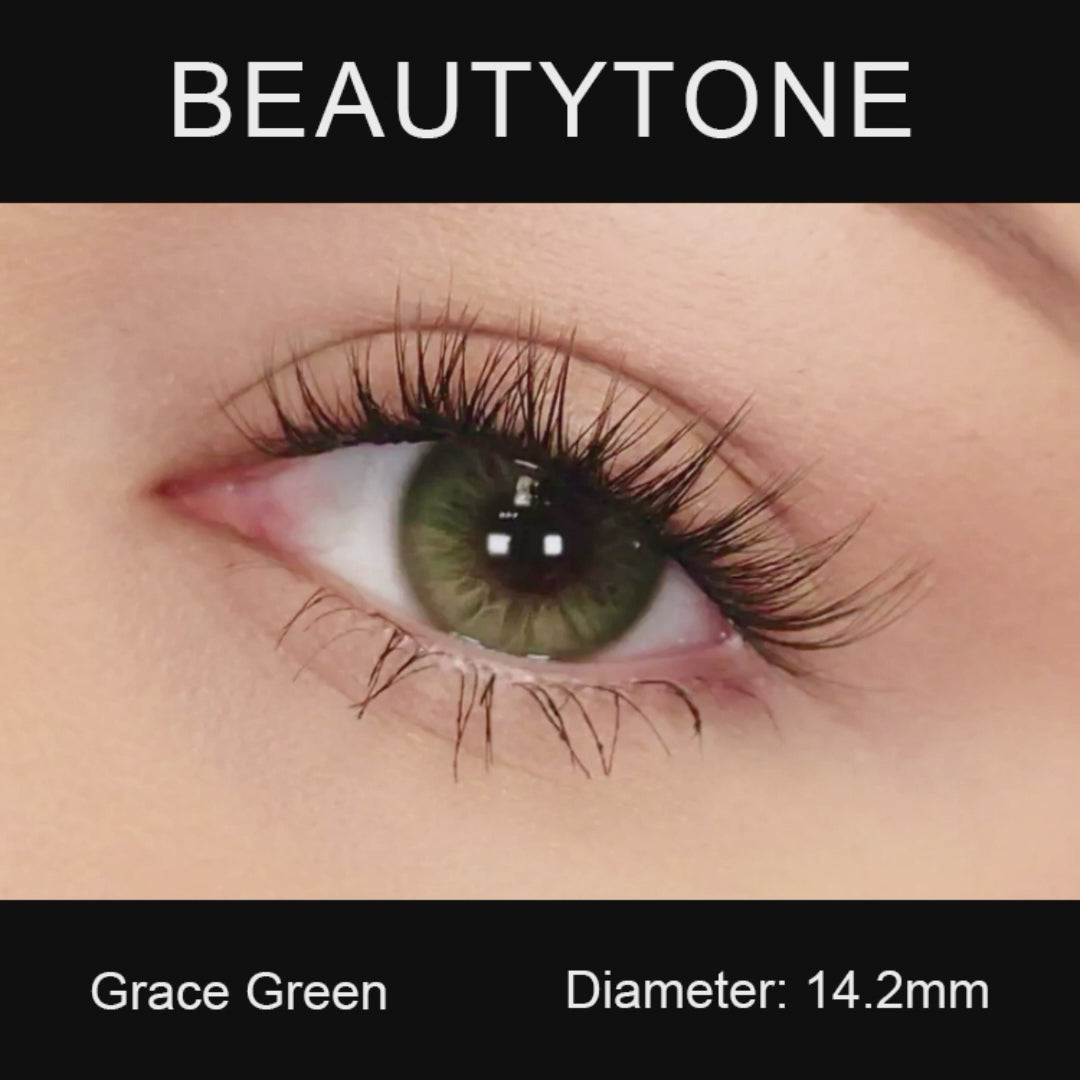 Grace Green colored contacts