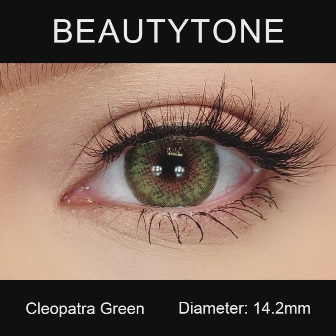 cleopatra green eye lens