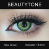 Silva Green colored contacts