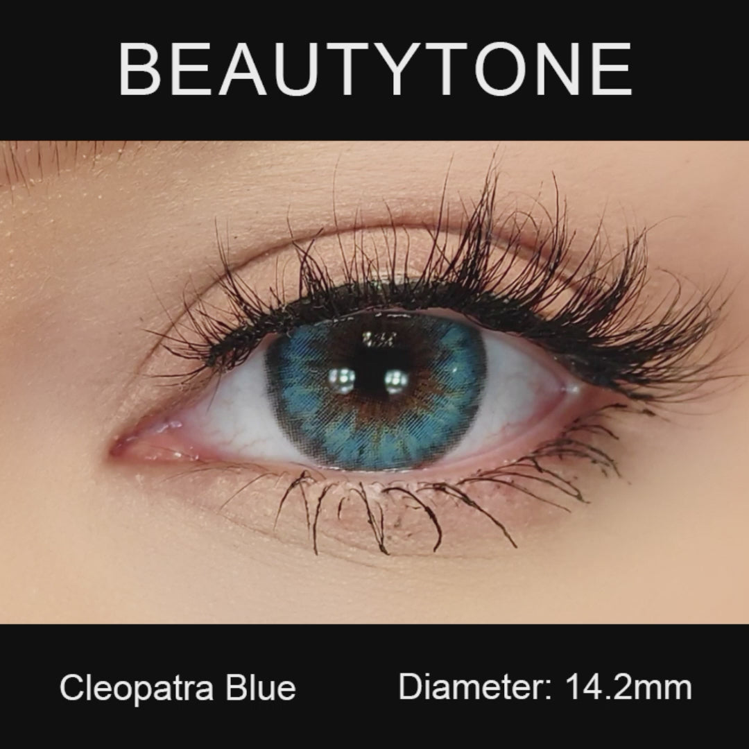 cleopatra blue eye lens