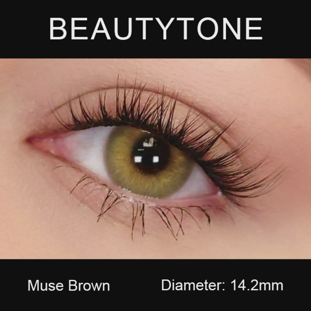 Muse Brown colored contact lenses