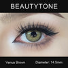 venus brown dark brown contact lenses